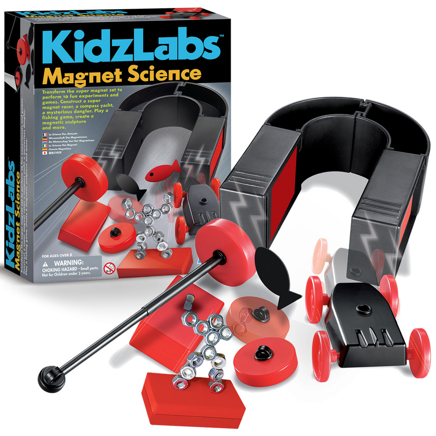 Set de ciencia y experimentos Ciencia Magnética