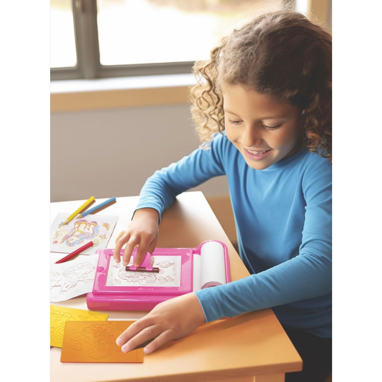 Set crea un estudio de arte de prensado modelo unicornio