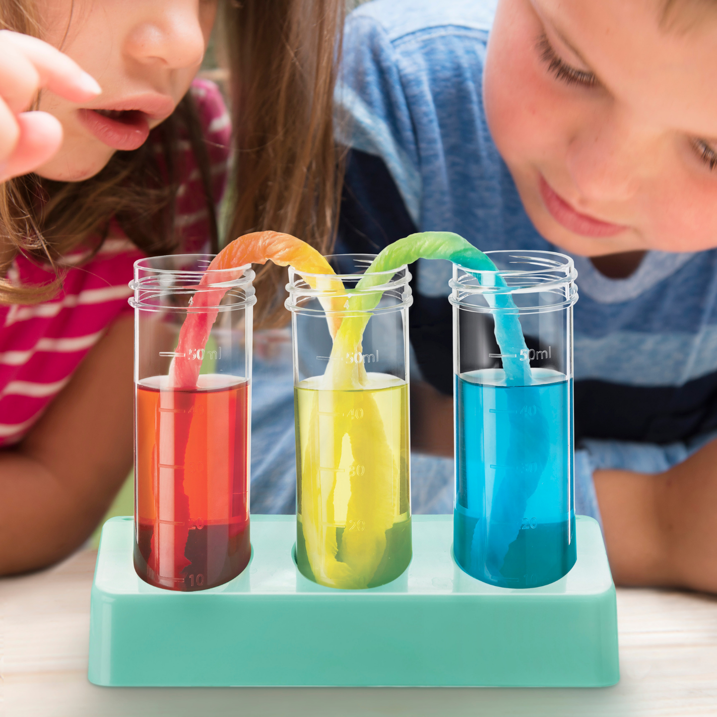 Set de ciencia y experimento mezclador laboratorio de colores