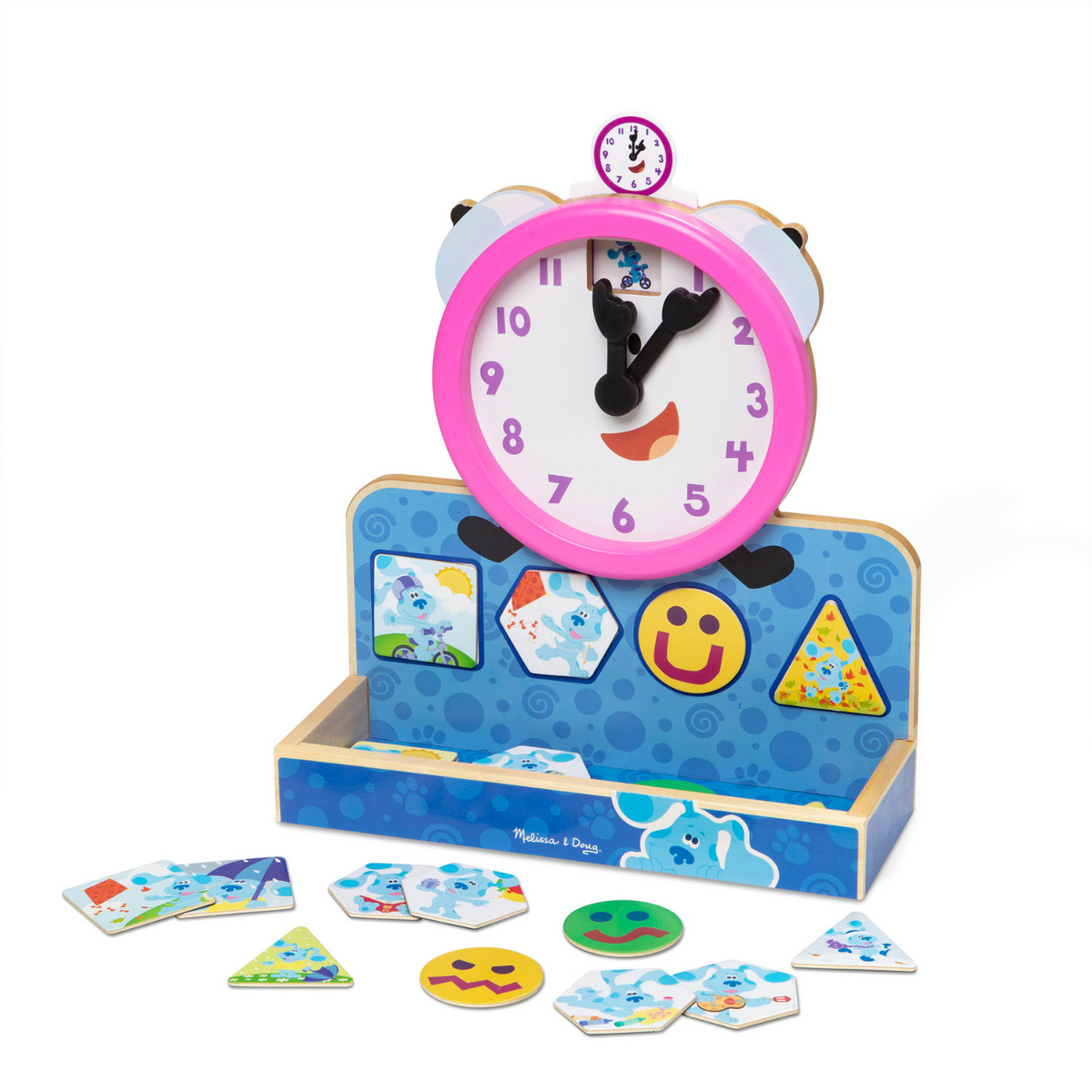 Reloj de madera Las Pistas de Blue