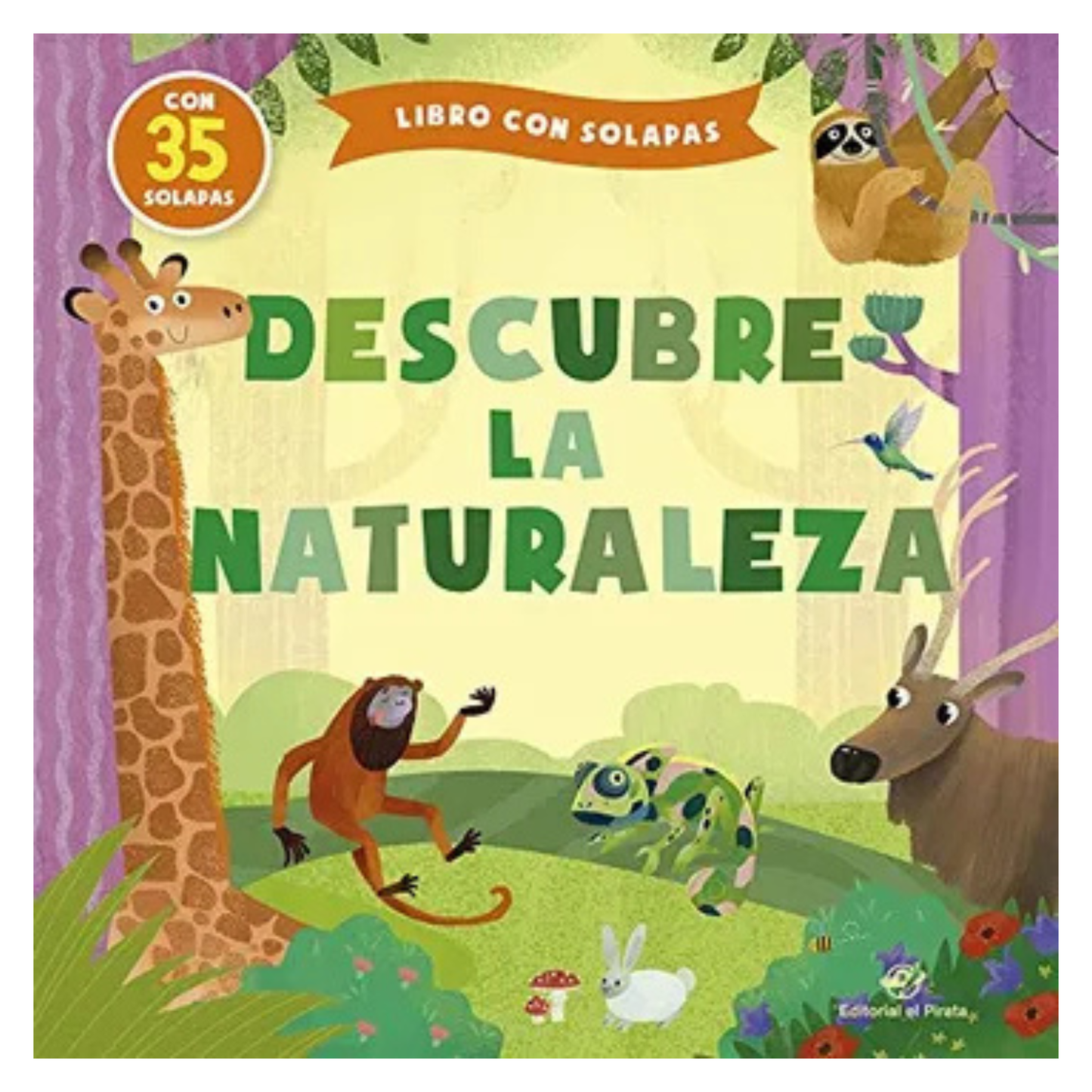 Libro con solapas Descubre la naturaleza
