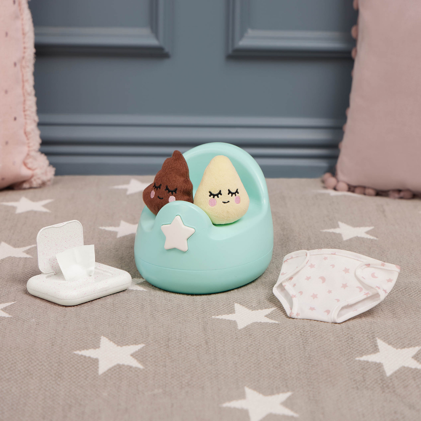 Set de entrenamiento para muñeco bacín con accesorios Lullababy