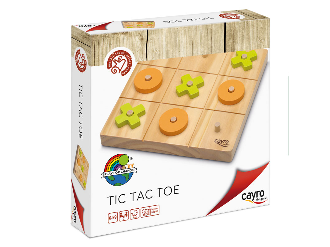 Tic Tac Toe michi de madera