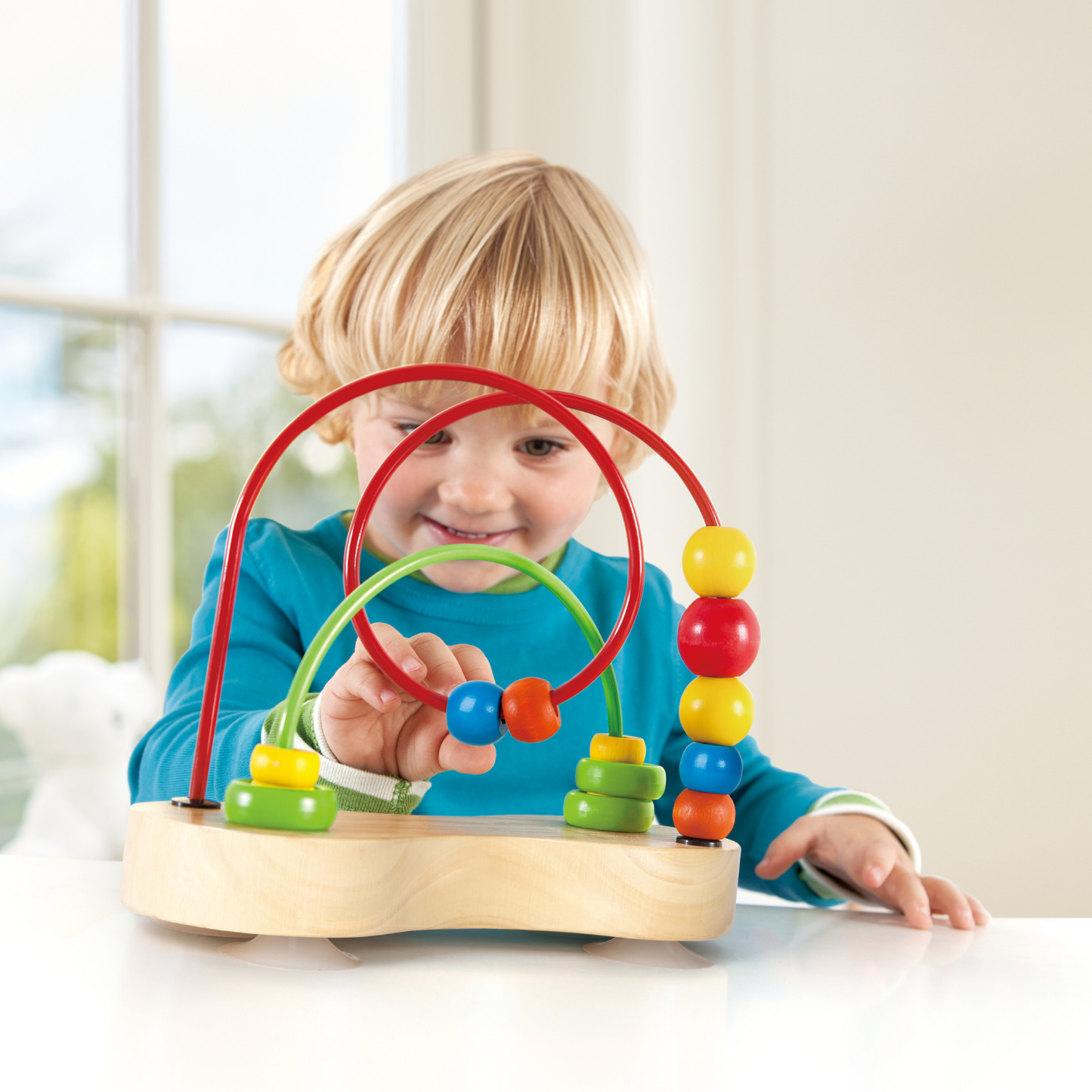 Laberinto antideslizante con cuentas de madera pequeño