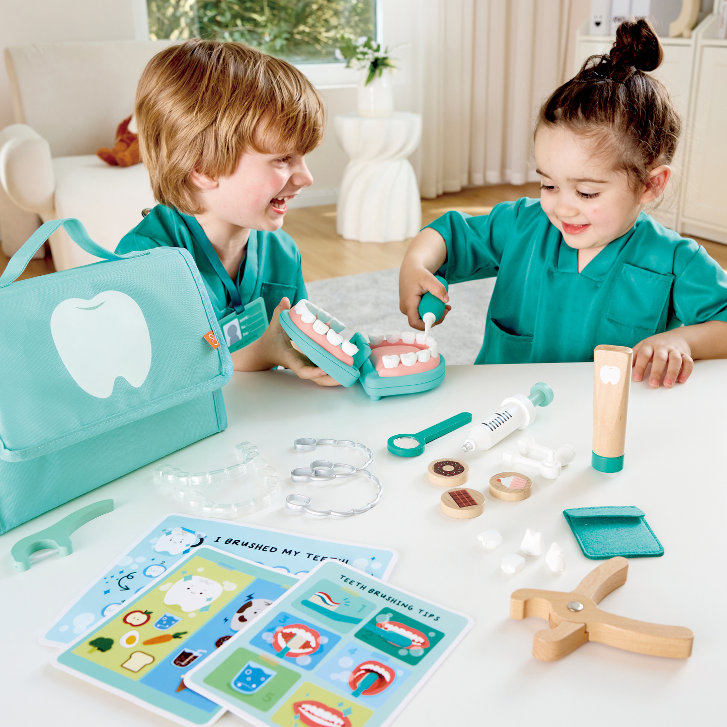 Set de dentista Super Smile con accesorios 33 piezas