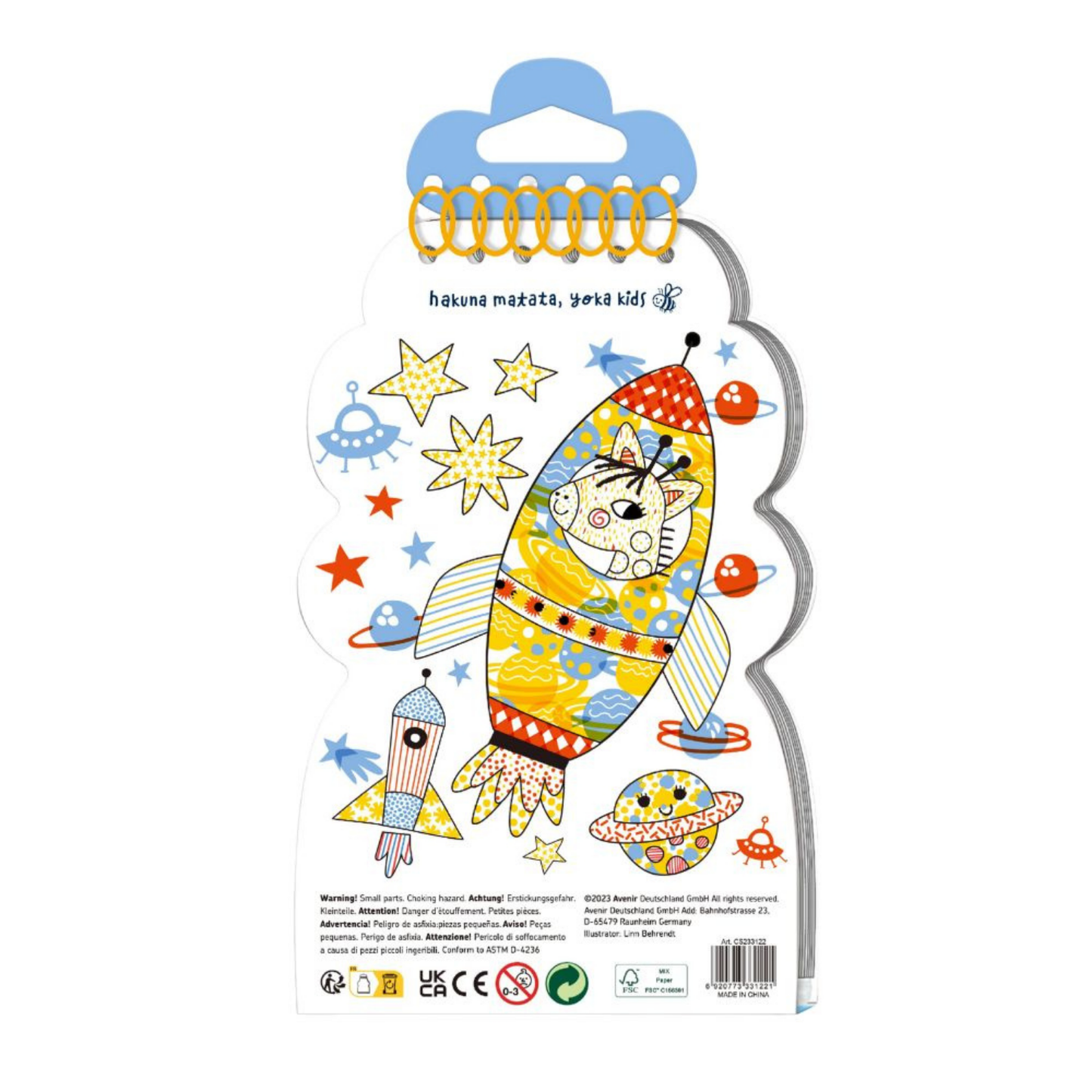 Libro para pintar con agua efecto acuarela travel size aventuras