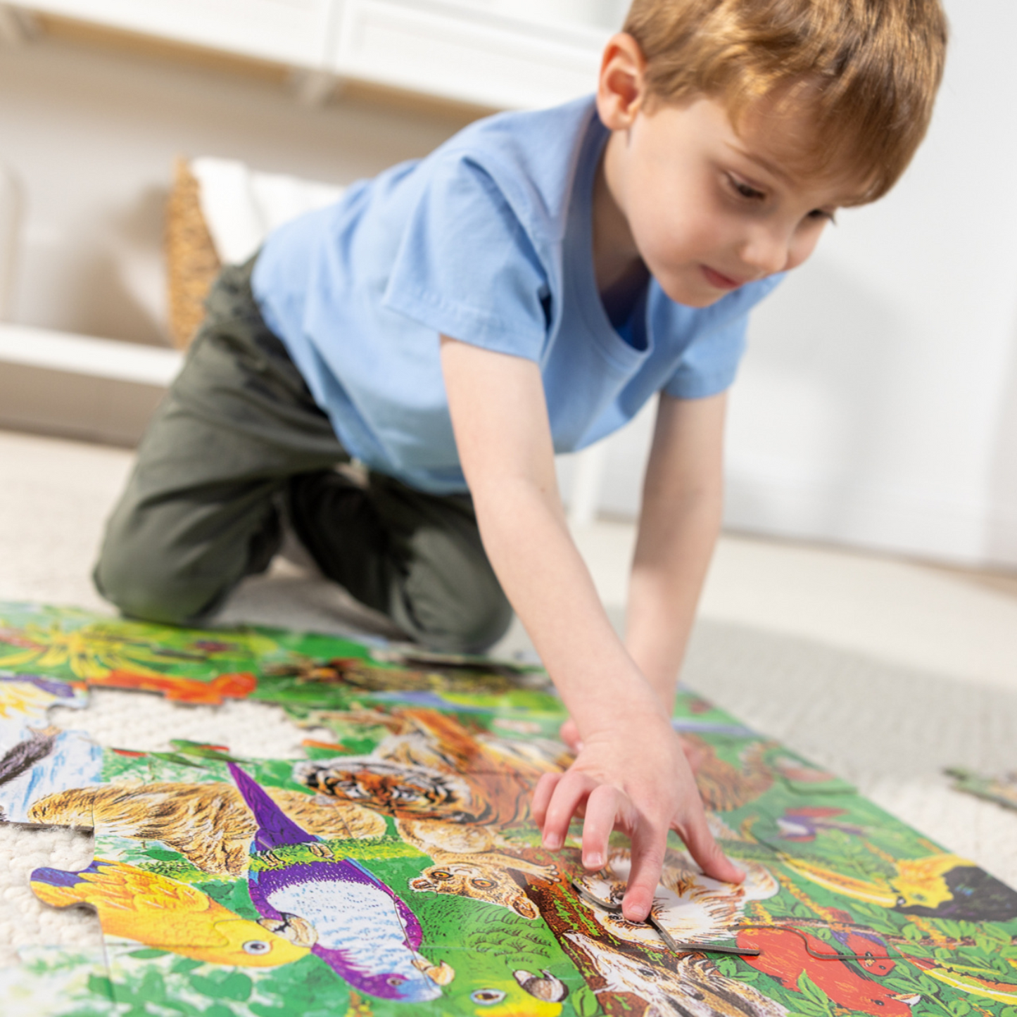 Rompecabezas para piso selva tropical 48 piezas