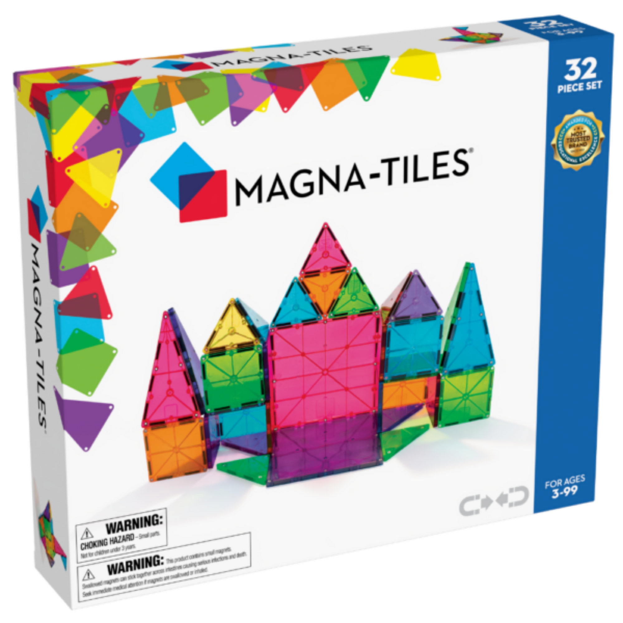Magna Tiles Set magnético clásico 32 piezas imantadas