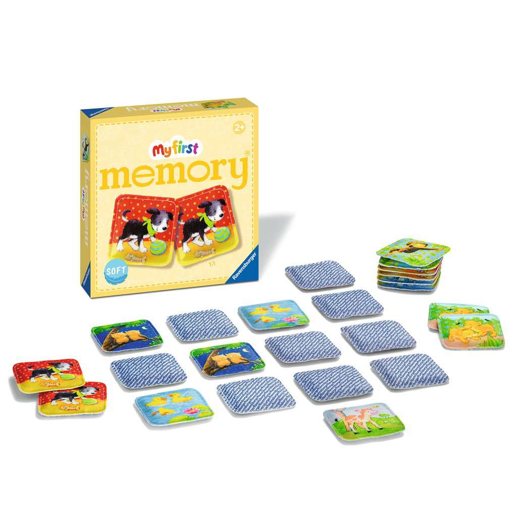Juego memoria textil mis primeros animales 24 piezas de Ravensburger