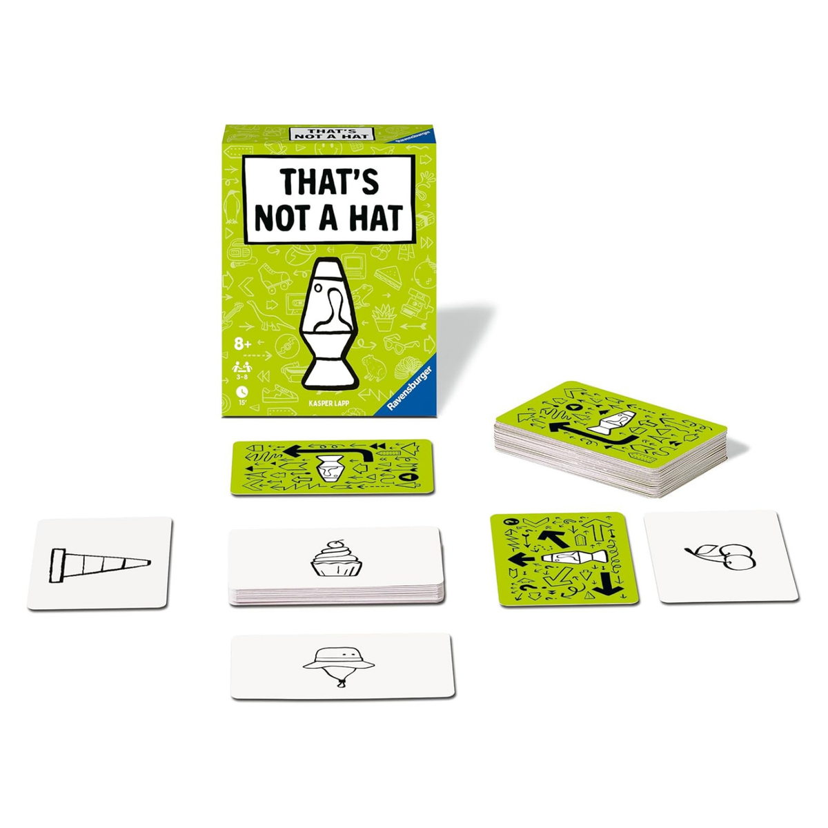 Juego de cartas: Ese no es un sombrero 2 (That's not a hat) de Ravensburger – vista 2