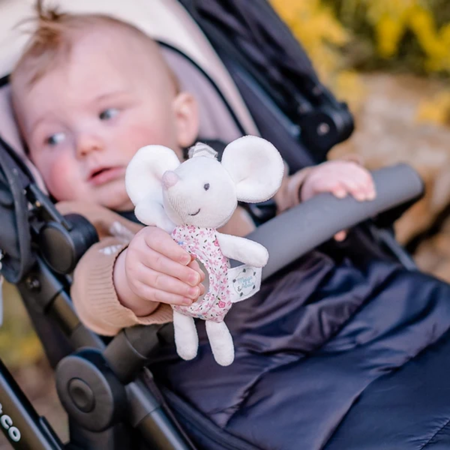 Meiya & Alvin juguete textil colgante para coche modelo Meiya la ratona