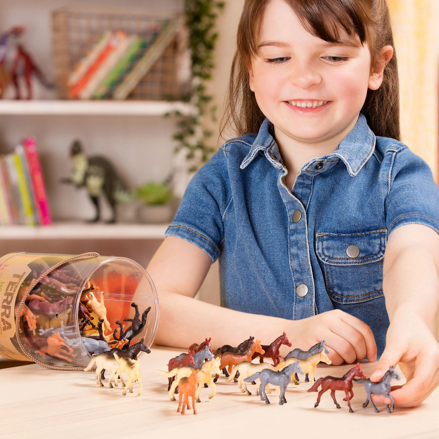 Set caballos en tubo