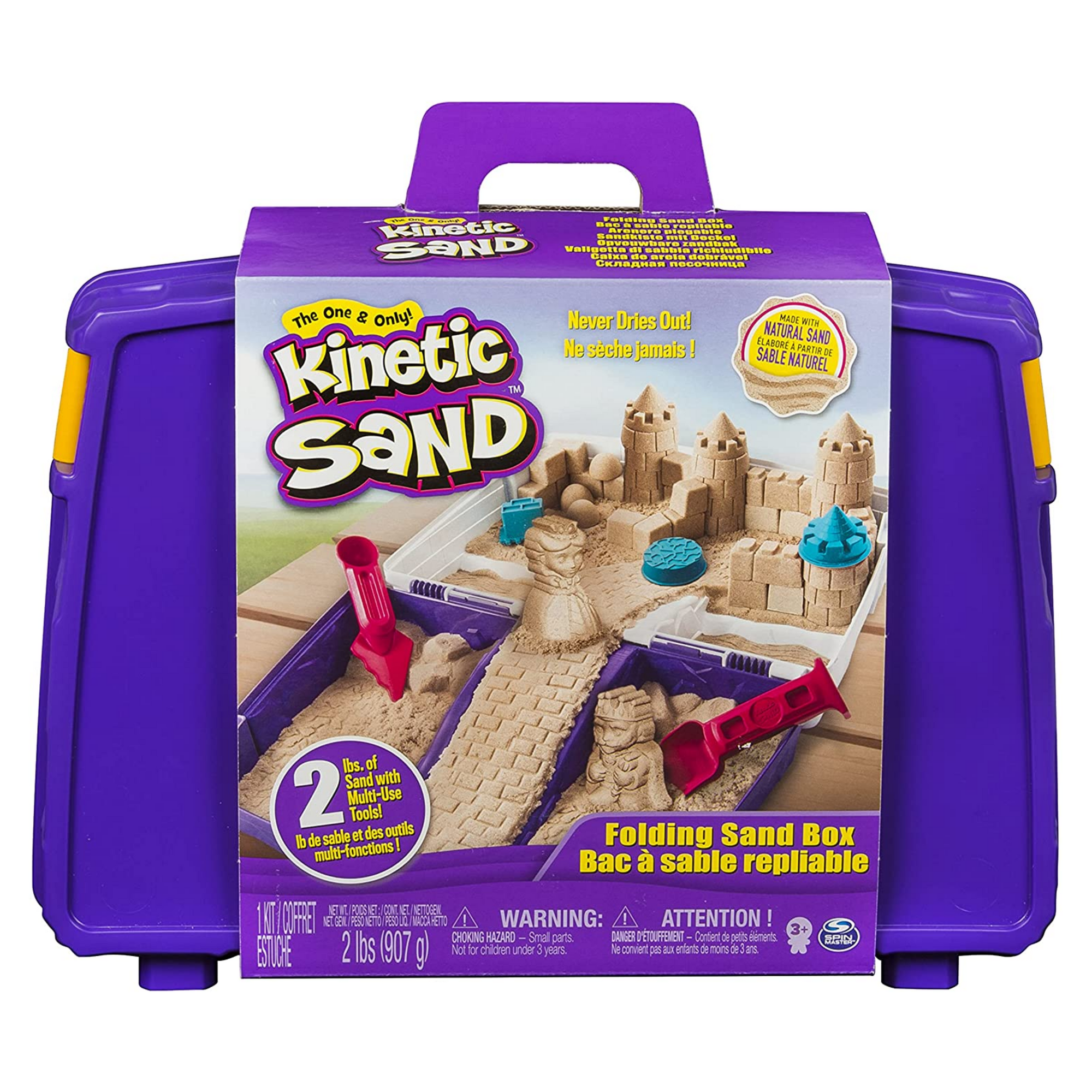 Kinetic Sand caja de arena plegable