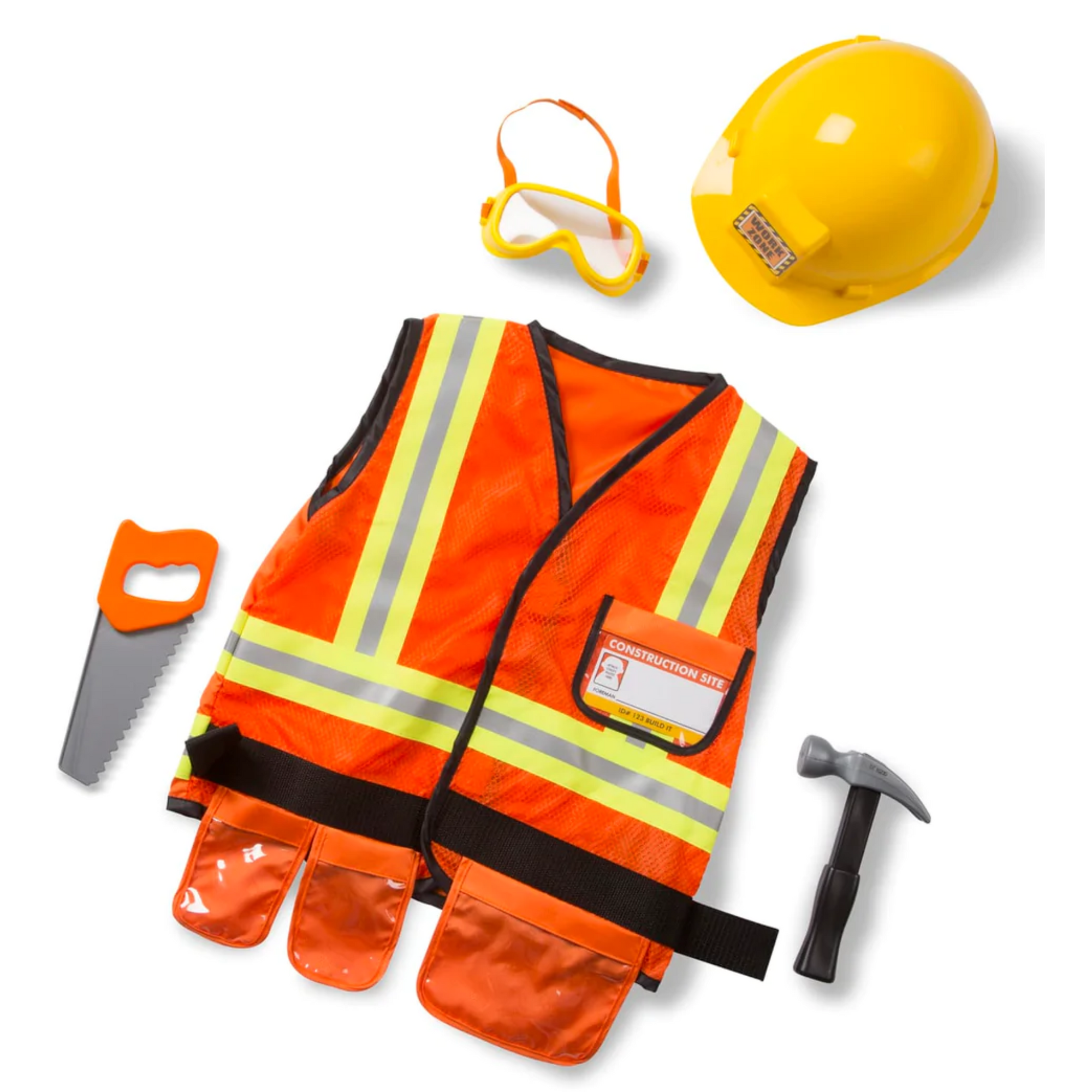 Disfraz constructor con accesorios talla estándar (3-6 años)
