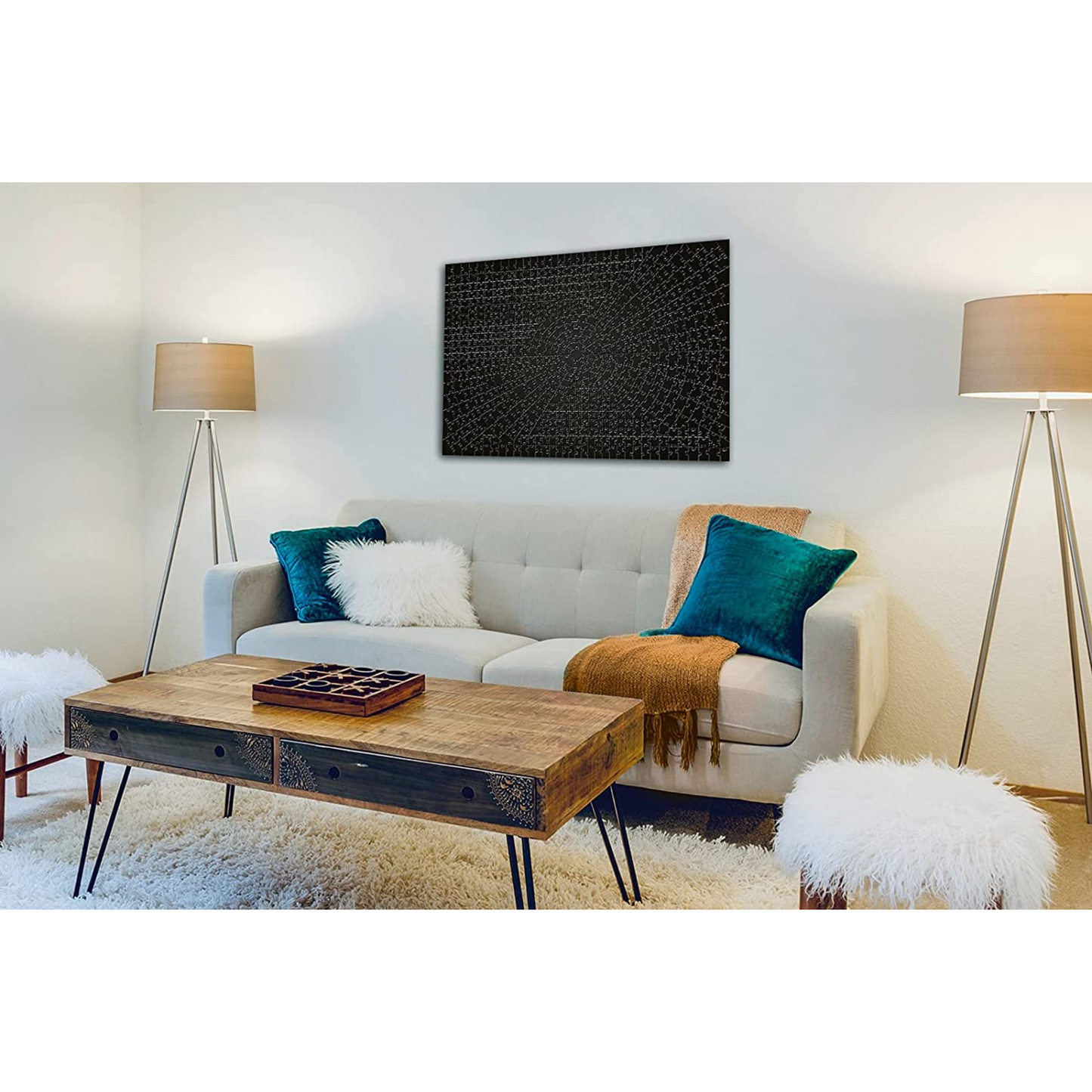 Rompecabezas Krypt 736 pz negro