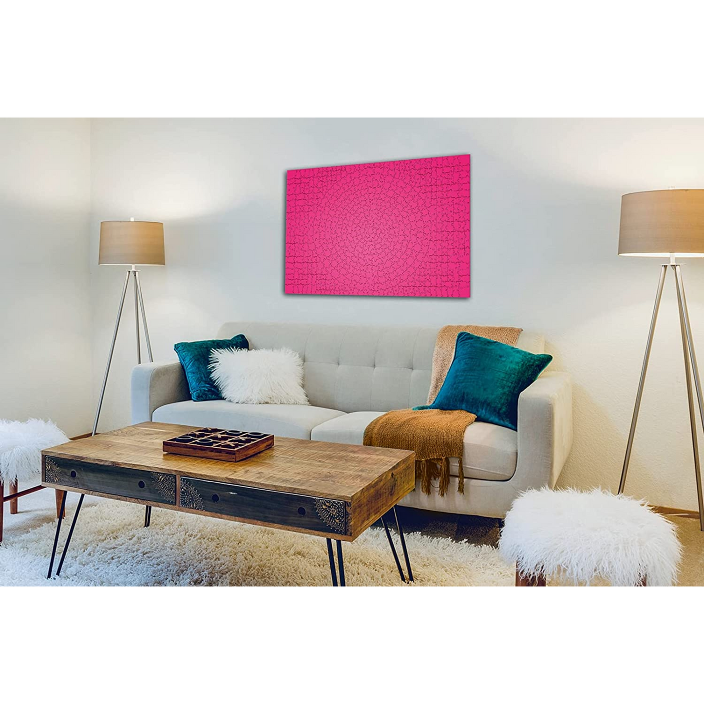 Rompecabezas Krypt 654 pz rosa