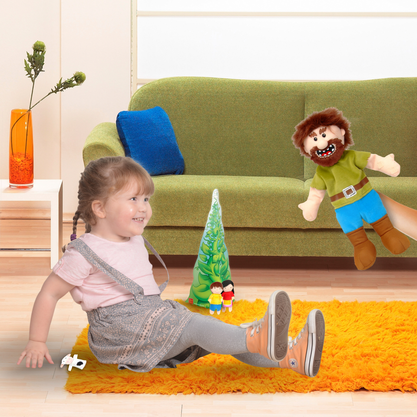 Títere de mano y dedos Jack y las habichuelas mágicas