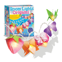 Set crea una guirnalda de origami con luces