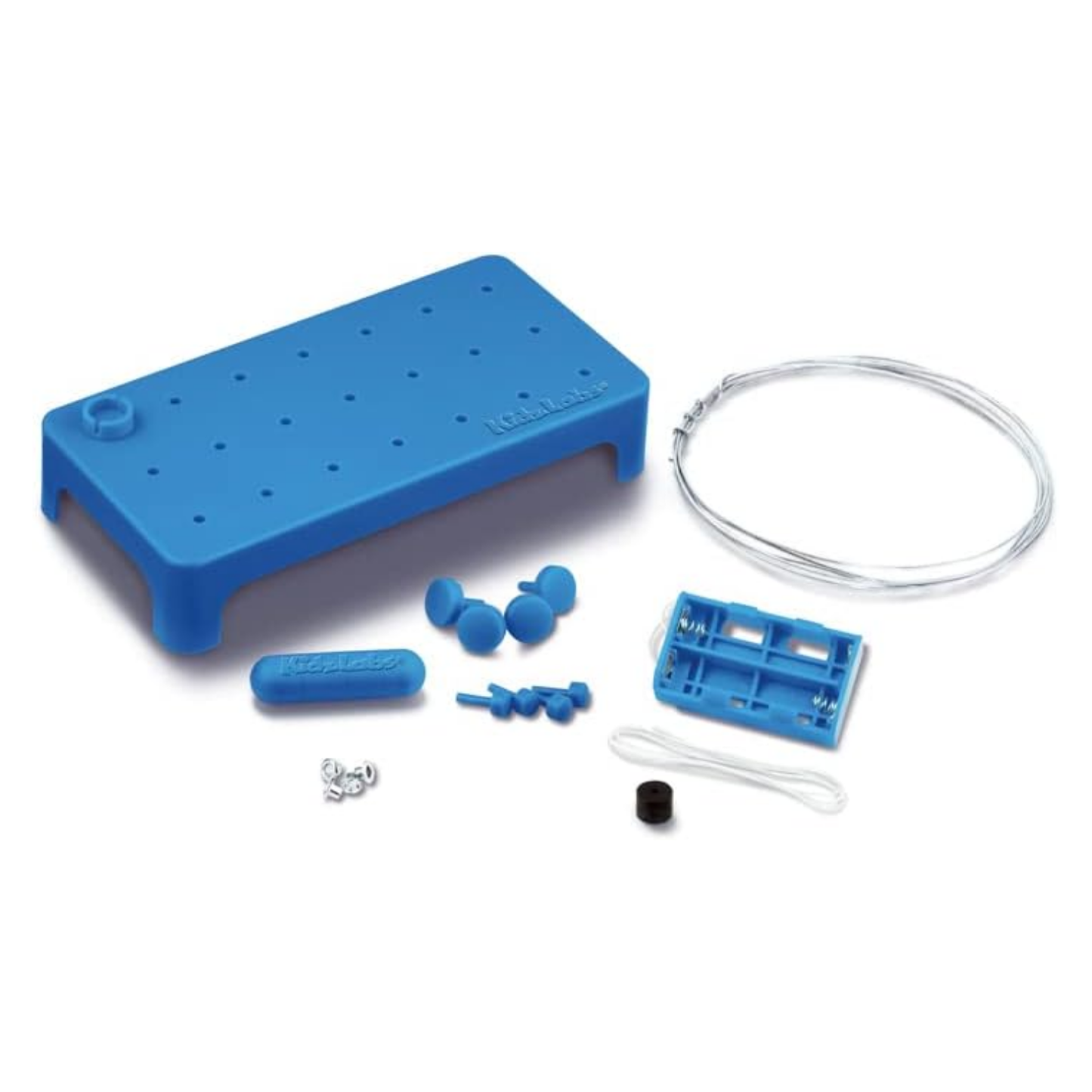 Set de robótica arma un circuito de alambre con zumbido