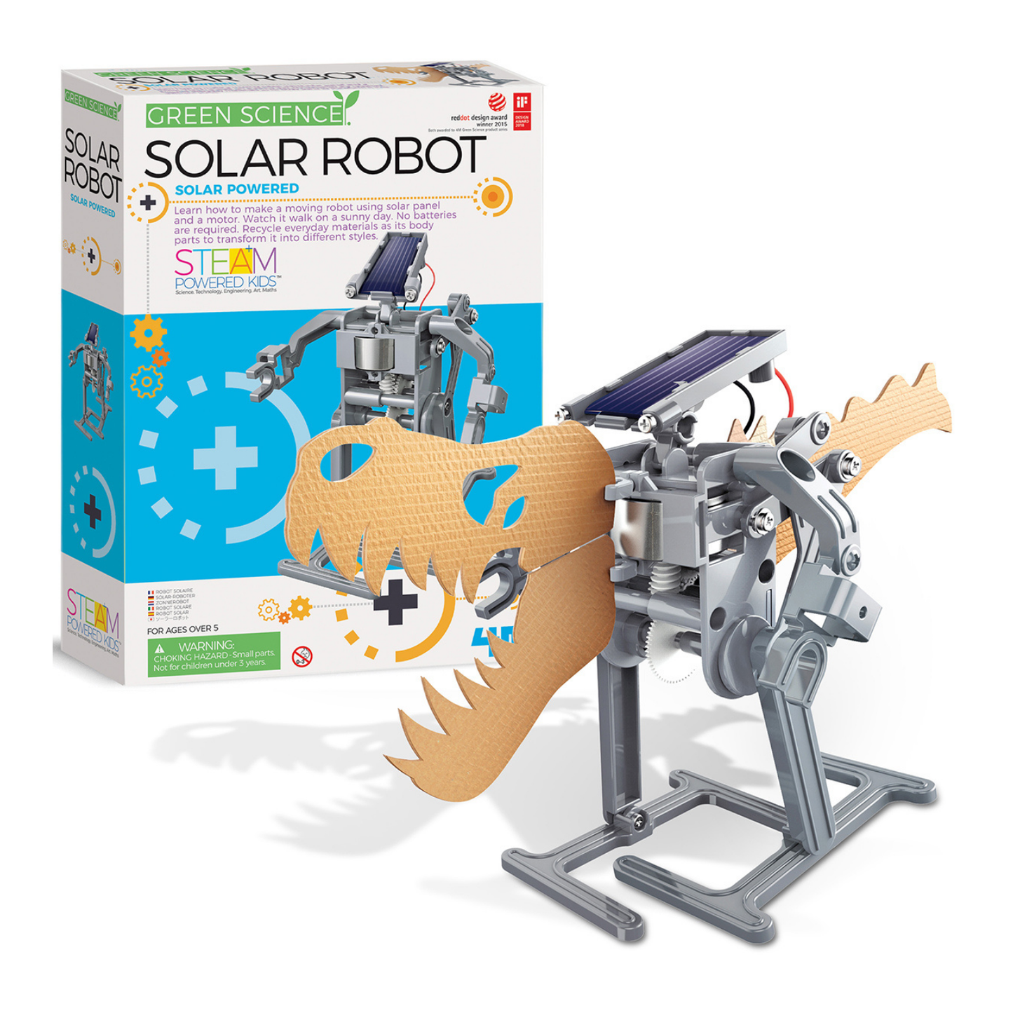Set de robótica arma un robot solar