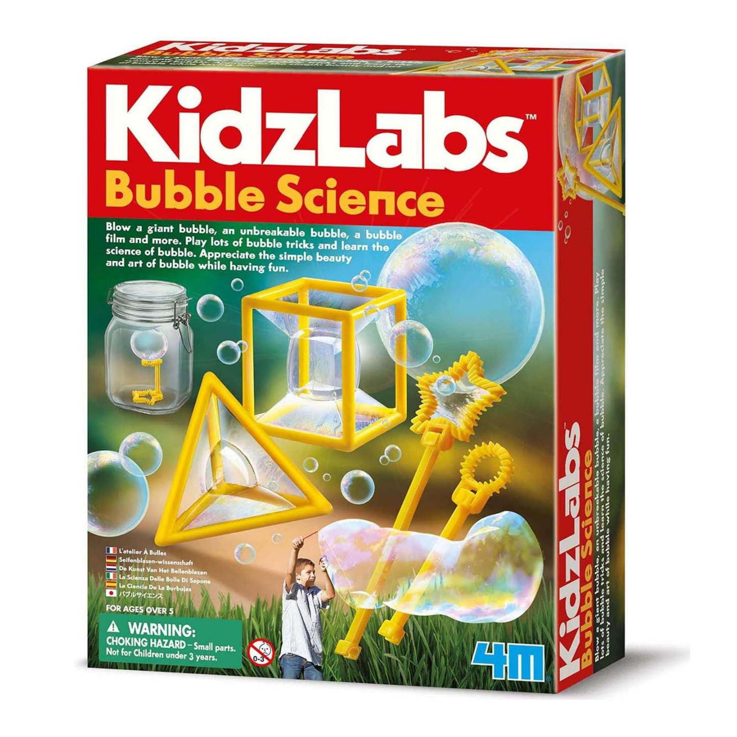 Set de ciencia de las burbujas