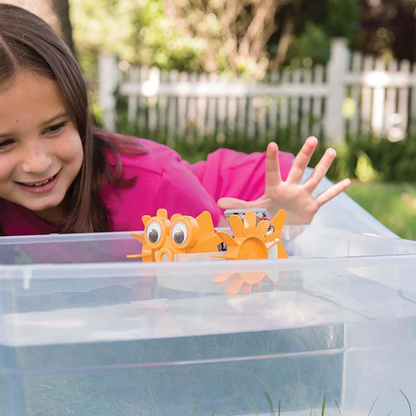 Set de robótica arma un robot acuátiico con energía solar híbrida