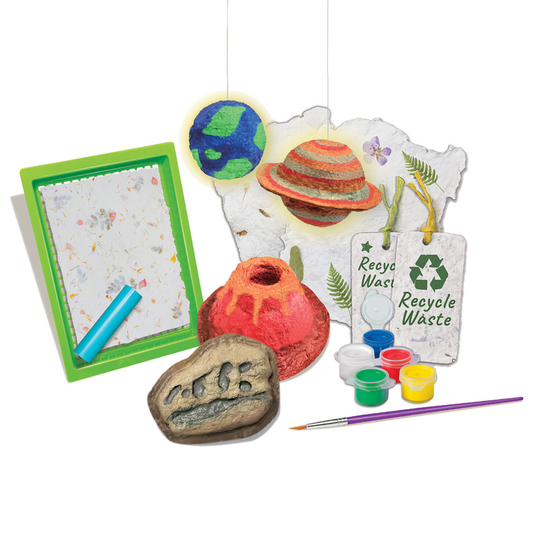 Set crea y decora papel reciclado DIY