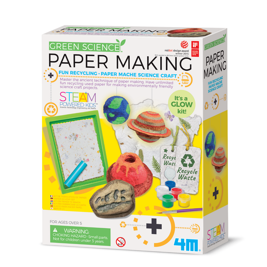 Set crea y decora papel reciclado DIY