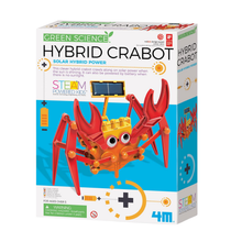 Set de robótica arma un robot híbrido solar de cangrejo