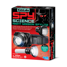 Set de ciencia espía linterna espionaje misión nocturna