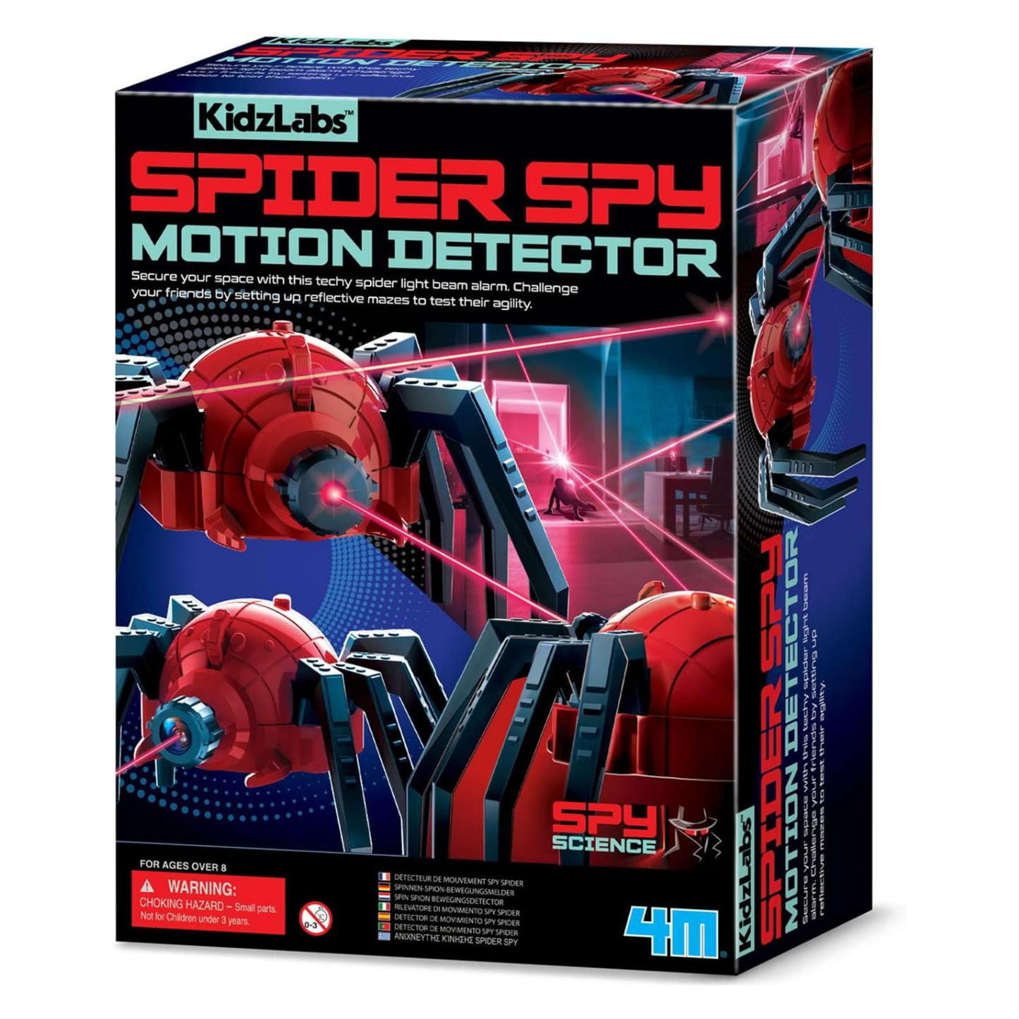 Set de robótica arma un detector de movimiento espía modelo araña