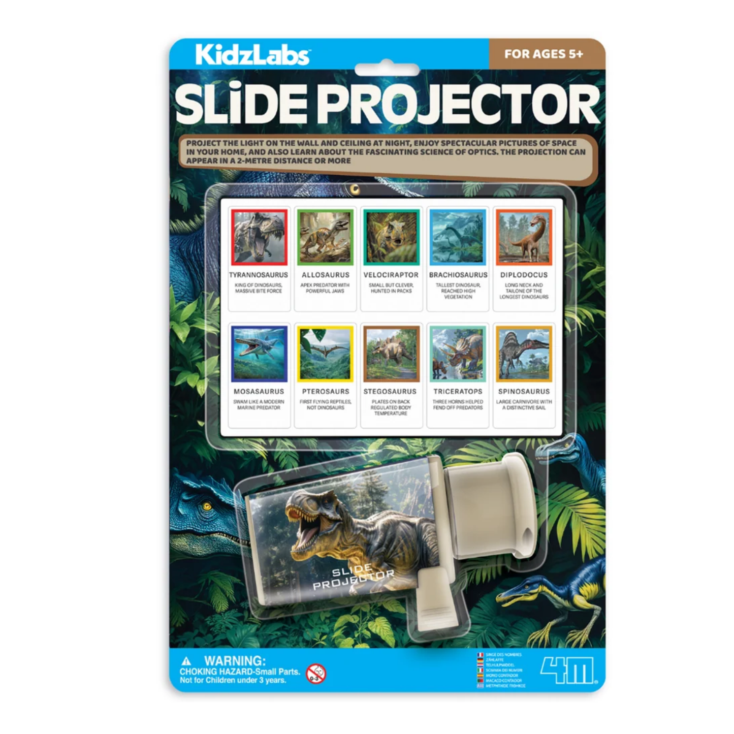 Proyector mini de imágenes modelo dinosaurios