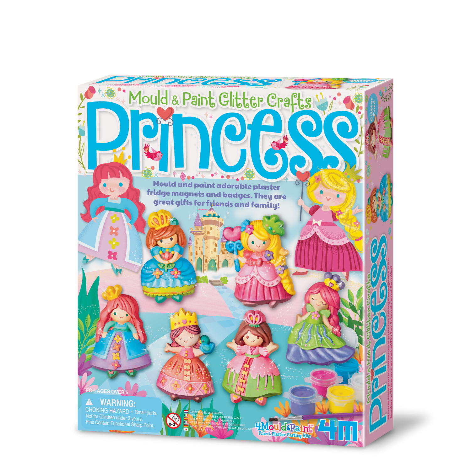 Moldea y pinta figuras modelo princesas DIY