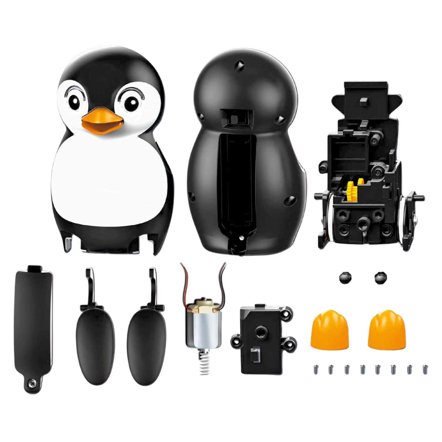 Set de robótica arma un robot de pingüino