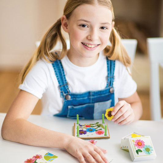 Set de prensado de arte floral Green Creativity DIY