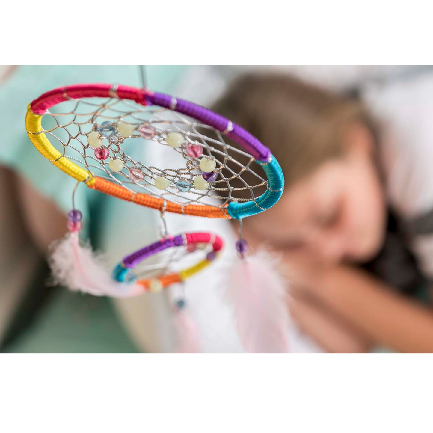 Set crea un atrapa sueños DIY