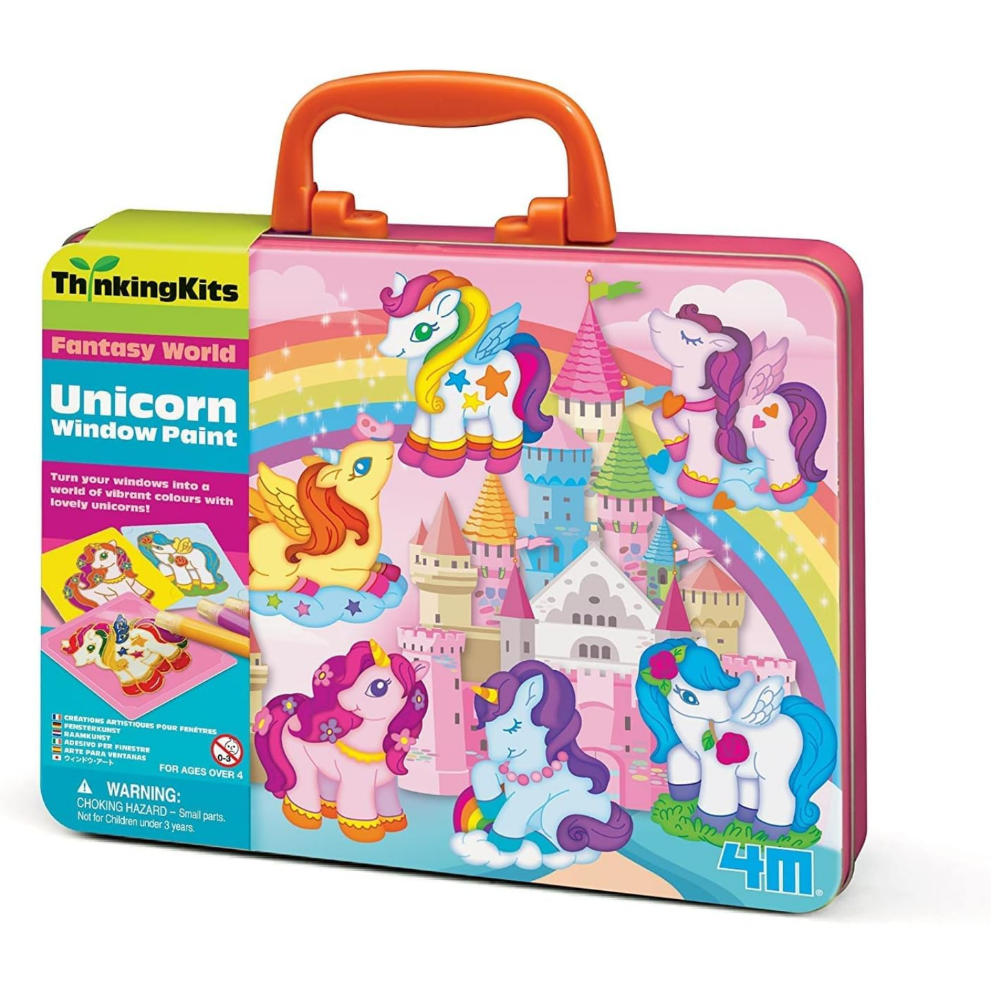 Set pinta y decora unicornios para ventana