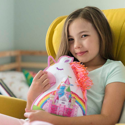 Set crea y decora una almohada modelo unicornio DIY