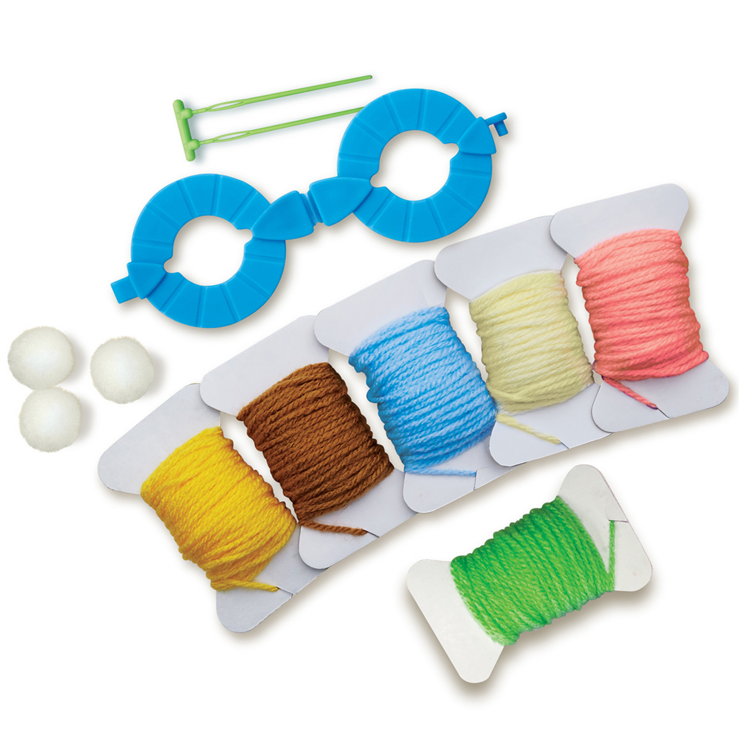 Set crea y decora pompones modelo mascotas DIY