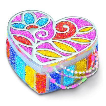 Set crea un joyero con mostacillas