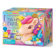 Set decora una alcancía modelo unicornio DIY