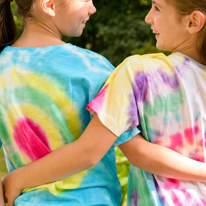 Set pinta telas estilo Tie Dye DIY