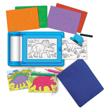 Set crea un estudio de arte de prensado modelo dinosaurio