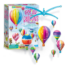 Set crea un móbil modelo globos aerostáticos DIY