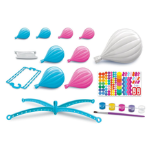 Set crea un móbil modelo globos aerostáticos DIY