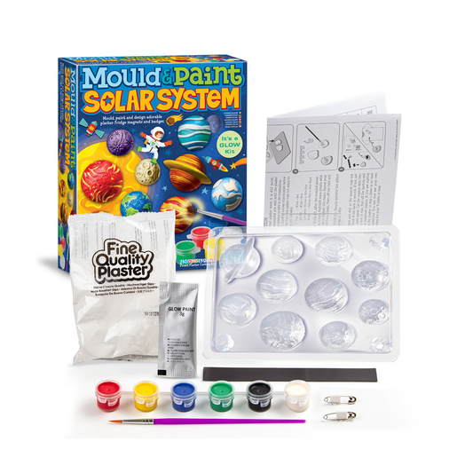 Moldea y pinta figuras modelo sistema solar DIY