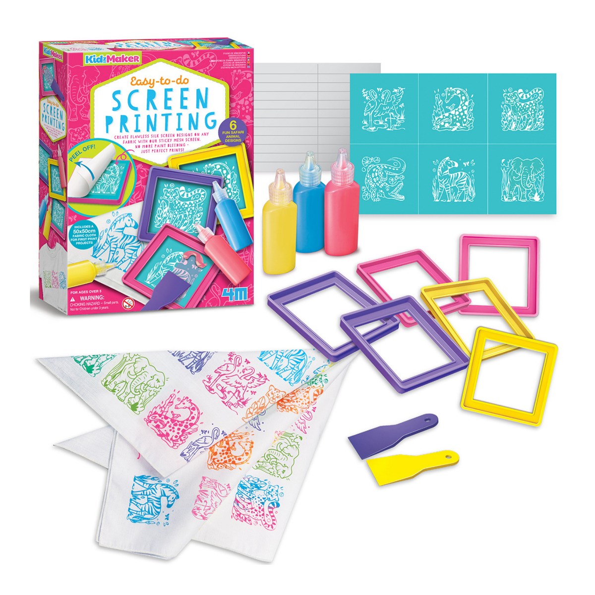 Set crea y decora estampados en serigrafía