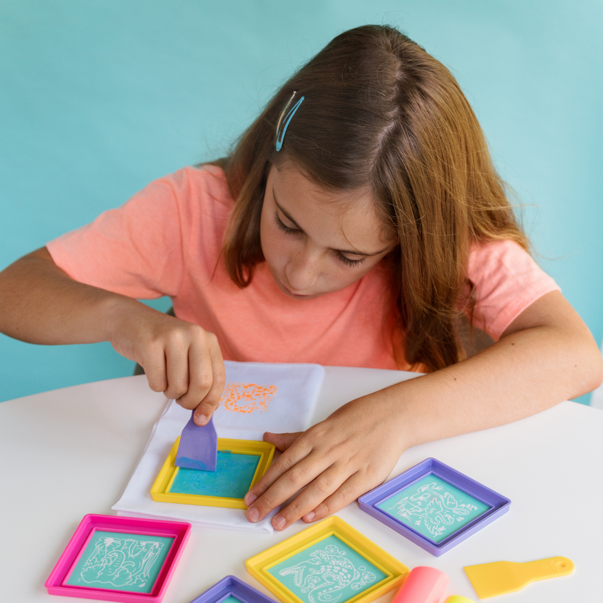 Set crea y decora estampados en serigrafía