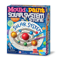 Moldea y pinta figura piedra del sistema solar DIY