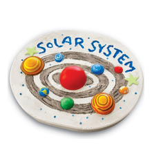 Moldea y pinta figura piedra del sistema solar DIY